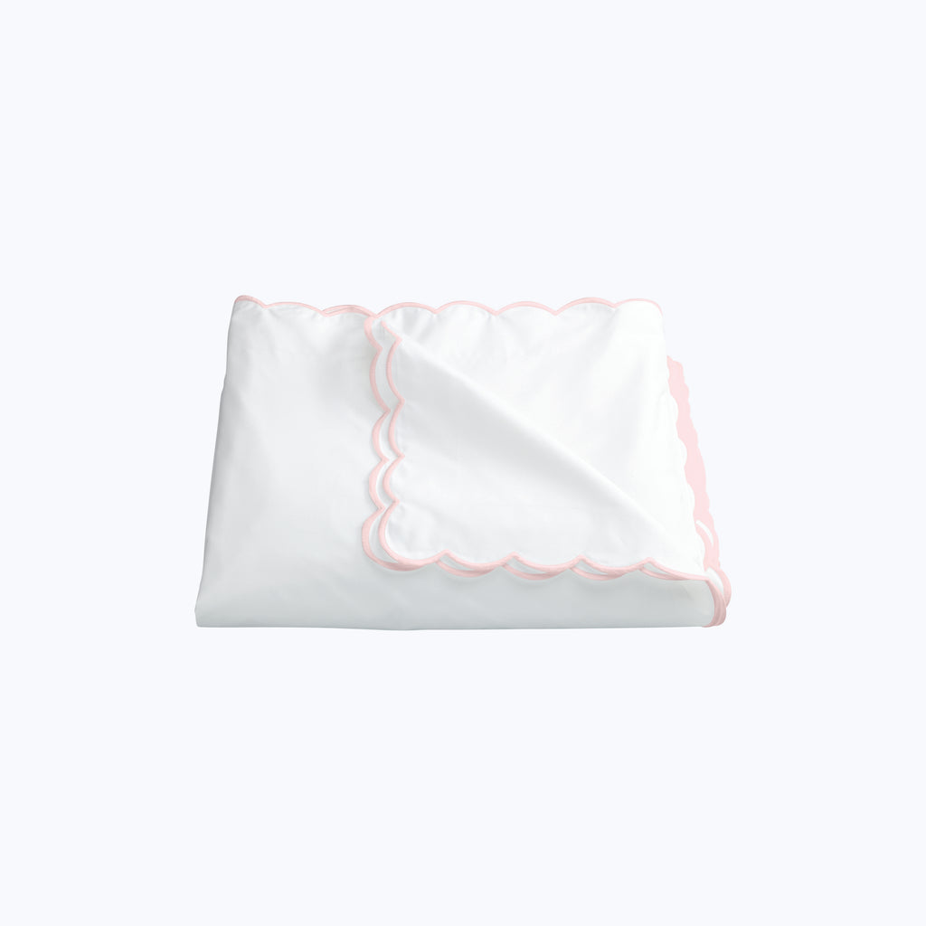 Dakota Percale Duvet Cover Pink / Twin