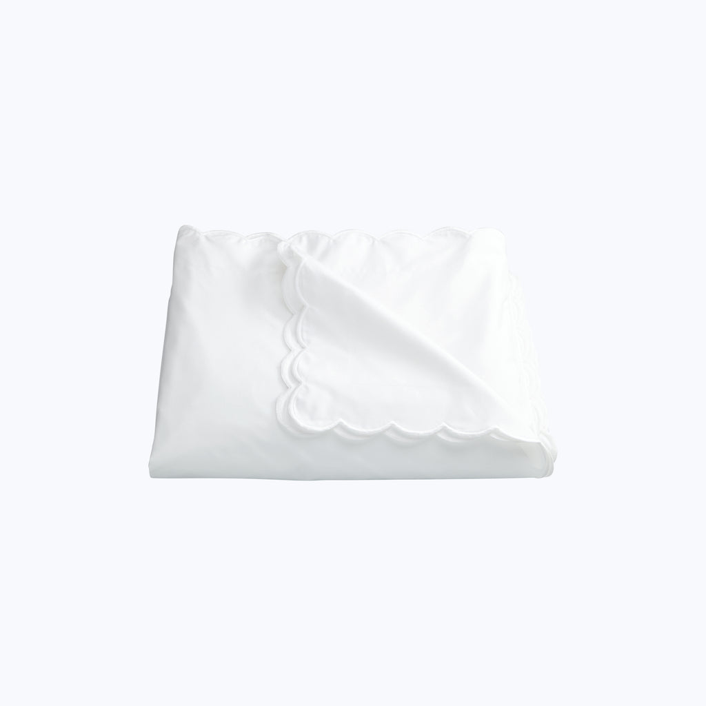 Dakota Percale Duvet Cover White / Twin