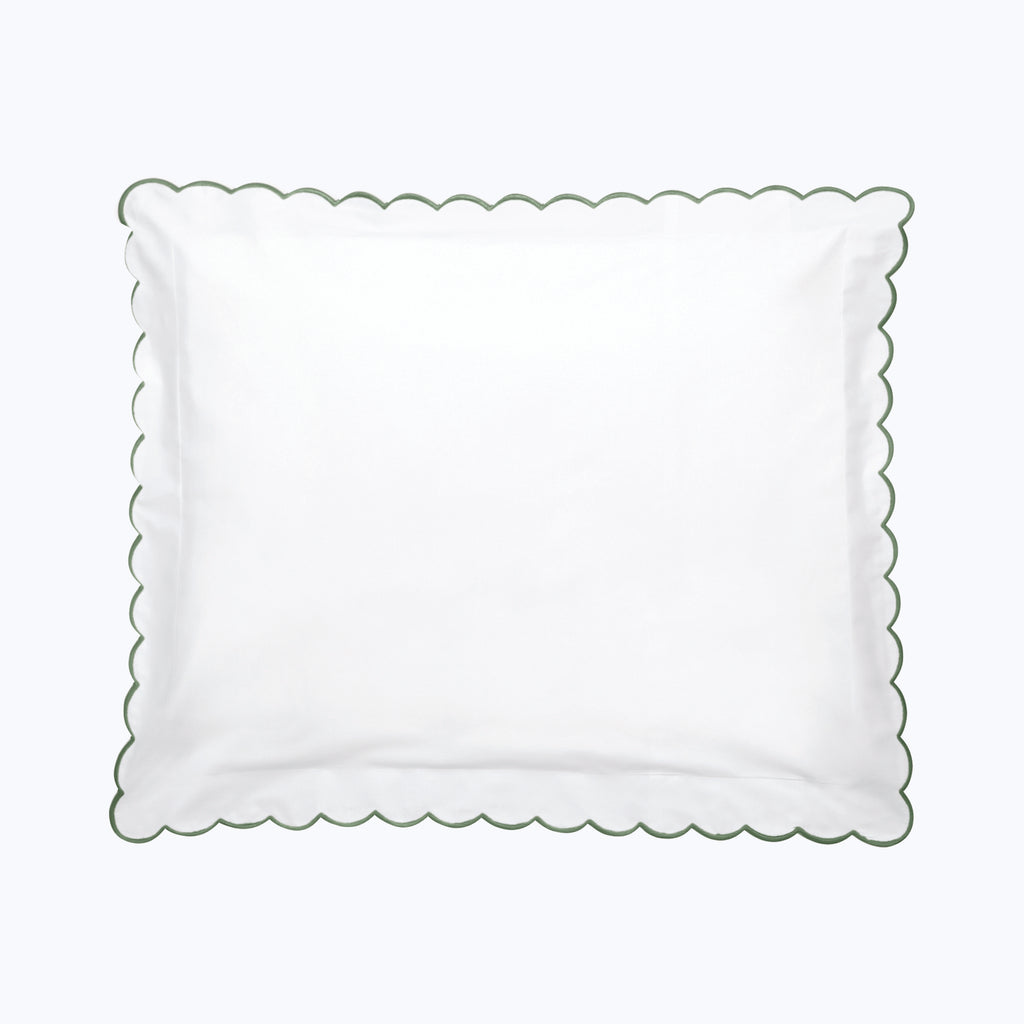 Dakota Percale Sham Palm / Standard