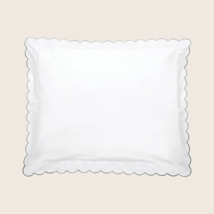 Dakota Percale Sham Silver / Standard