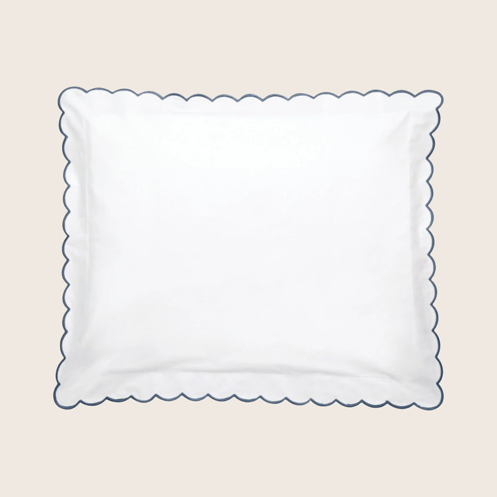 Dakota Percale Sham Steel Blue / Standard