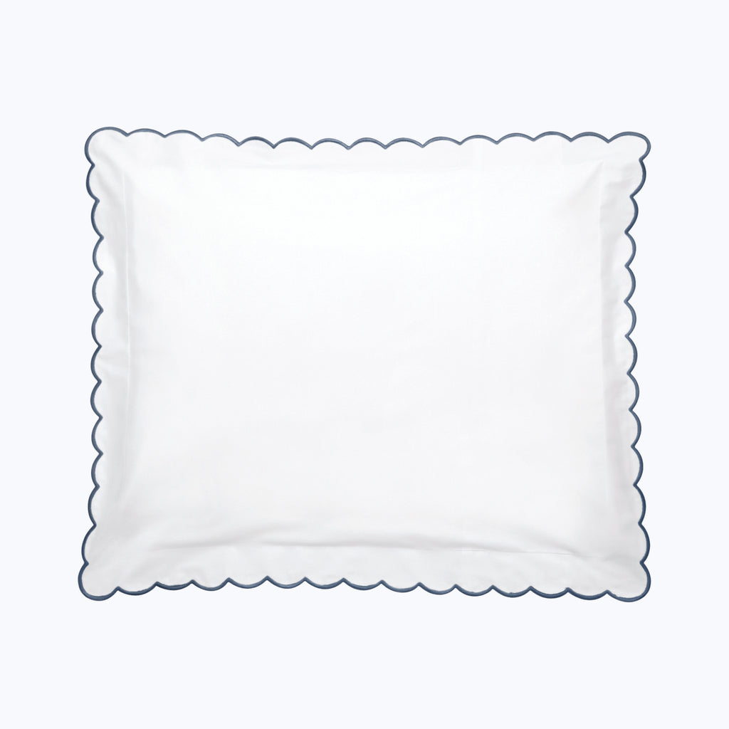 Dakota Percale Sham Steel Blue / Standard