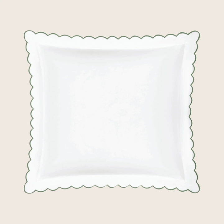 Dakota Percale Sham Palm / Euro