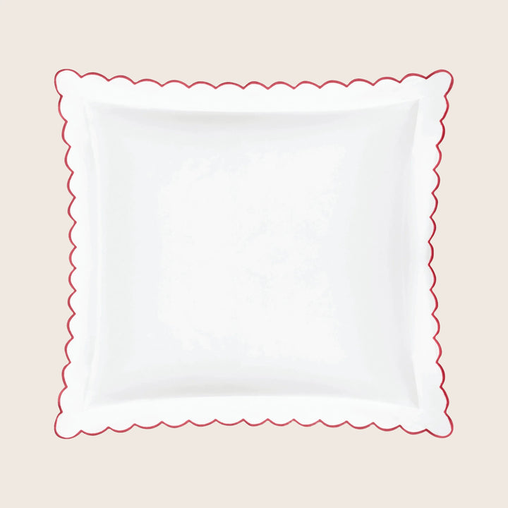 Dakota Percale Sham Red / Euro