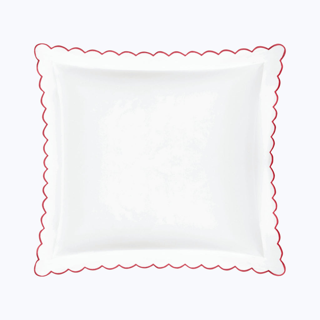 Dakota Percale Sham Red / Euro