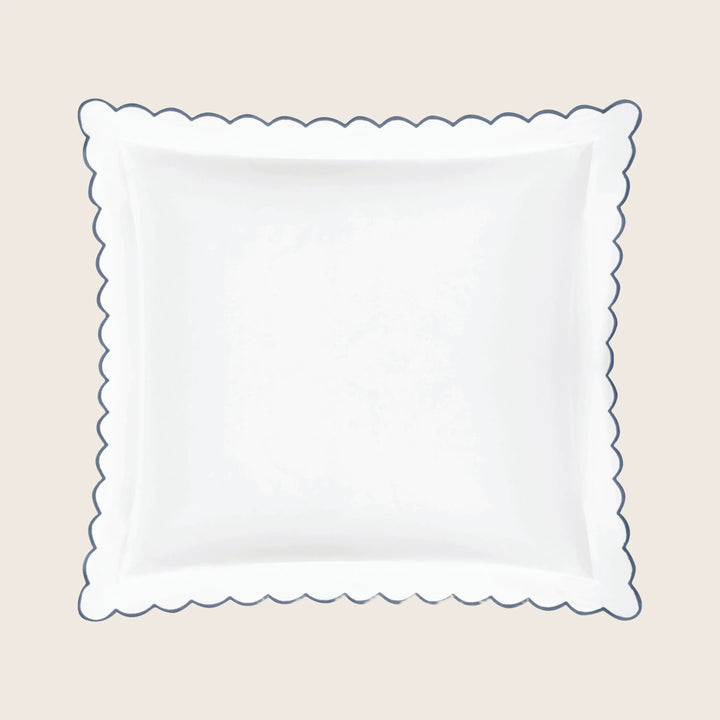 Dakota Percale Sham Steel Blue / Euro