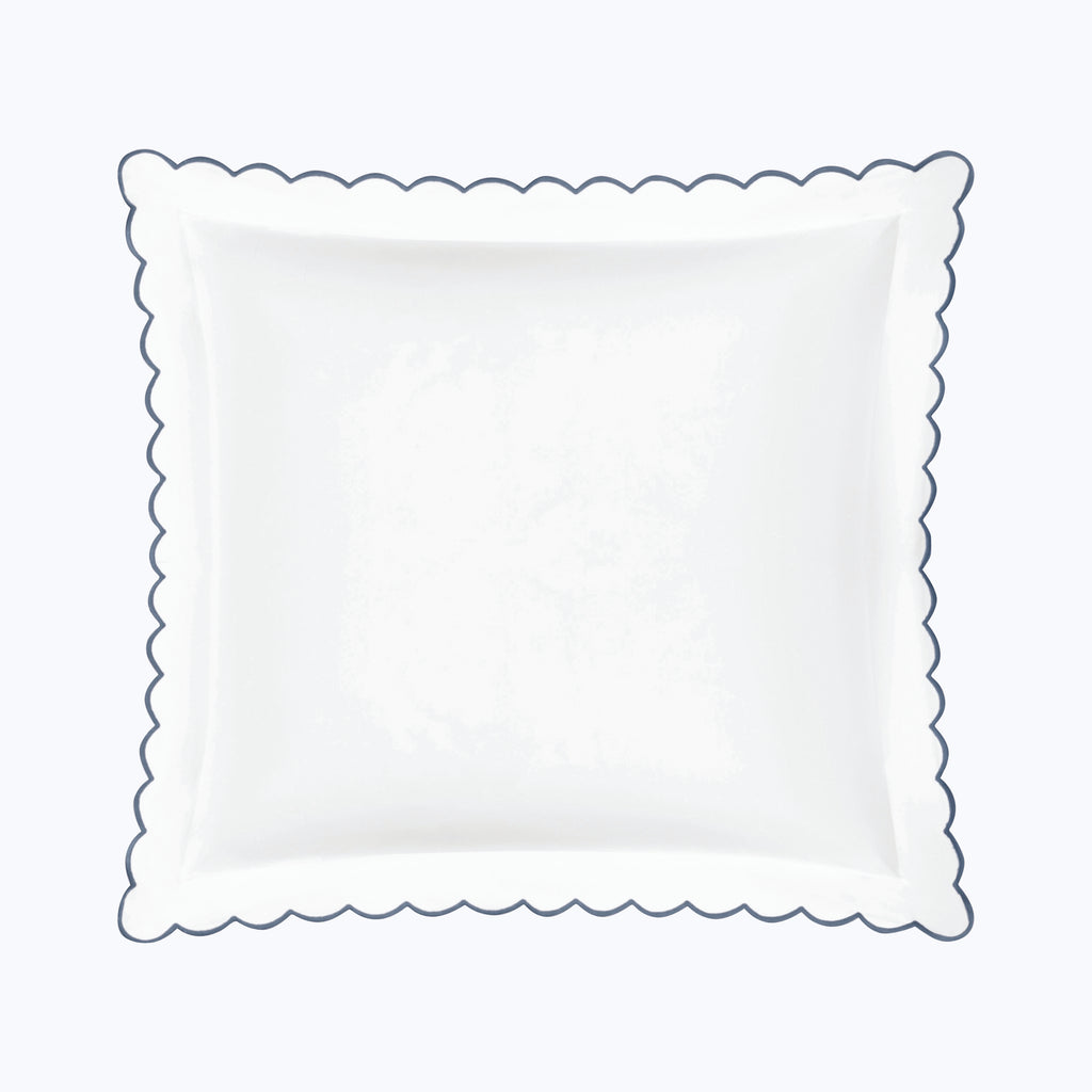 Dakota Percale Sham Steel Blue / Euro