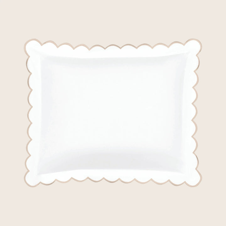 Dakota Percale Sham Champagne / Boudoir