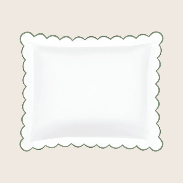 Dakota Percale Sham Palm / Boudoir