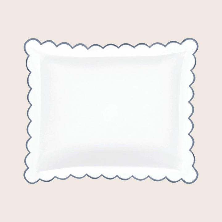 Dakota Percale Sham Steel Blue / Boudoir