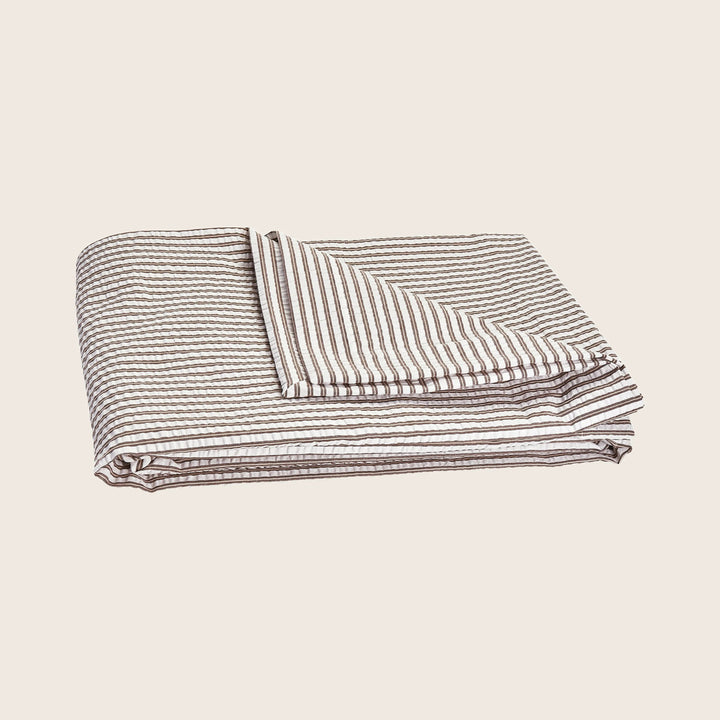 Matteo Cotton Coverlet Bark / Twin