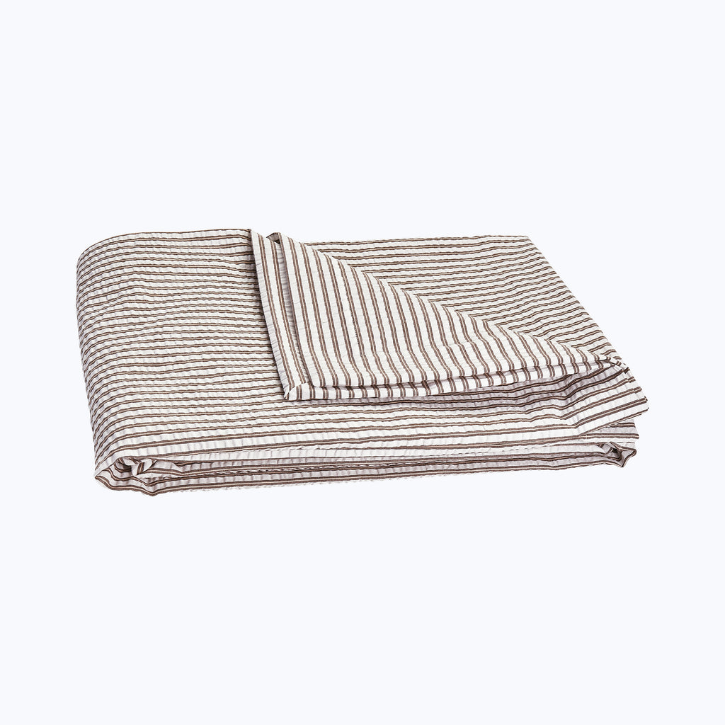 Matteo Cotton Coverlet Bark / Twin