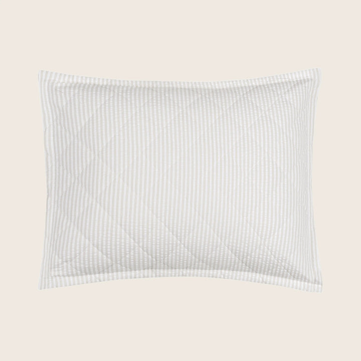 Matteo Cotton Quilted Sham Natural / Standard