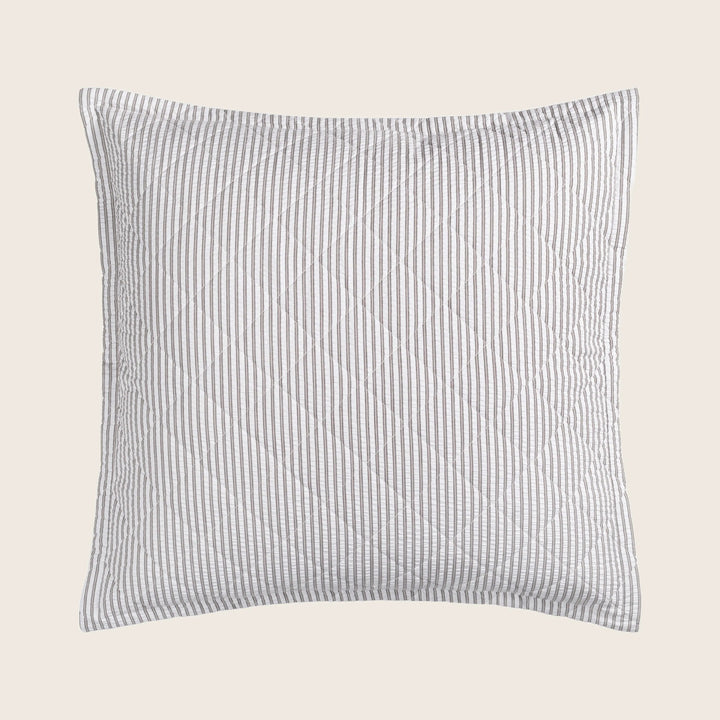 Matteo Cotton Quilted Sham Bark / Euro