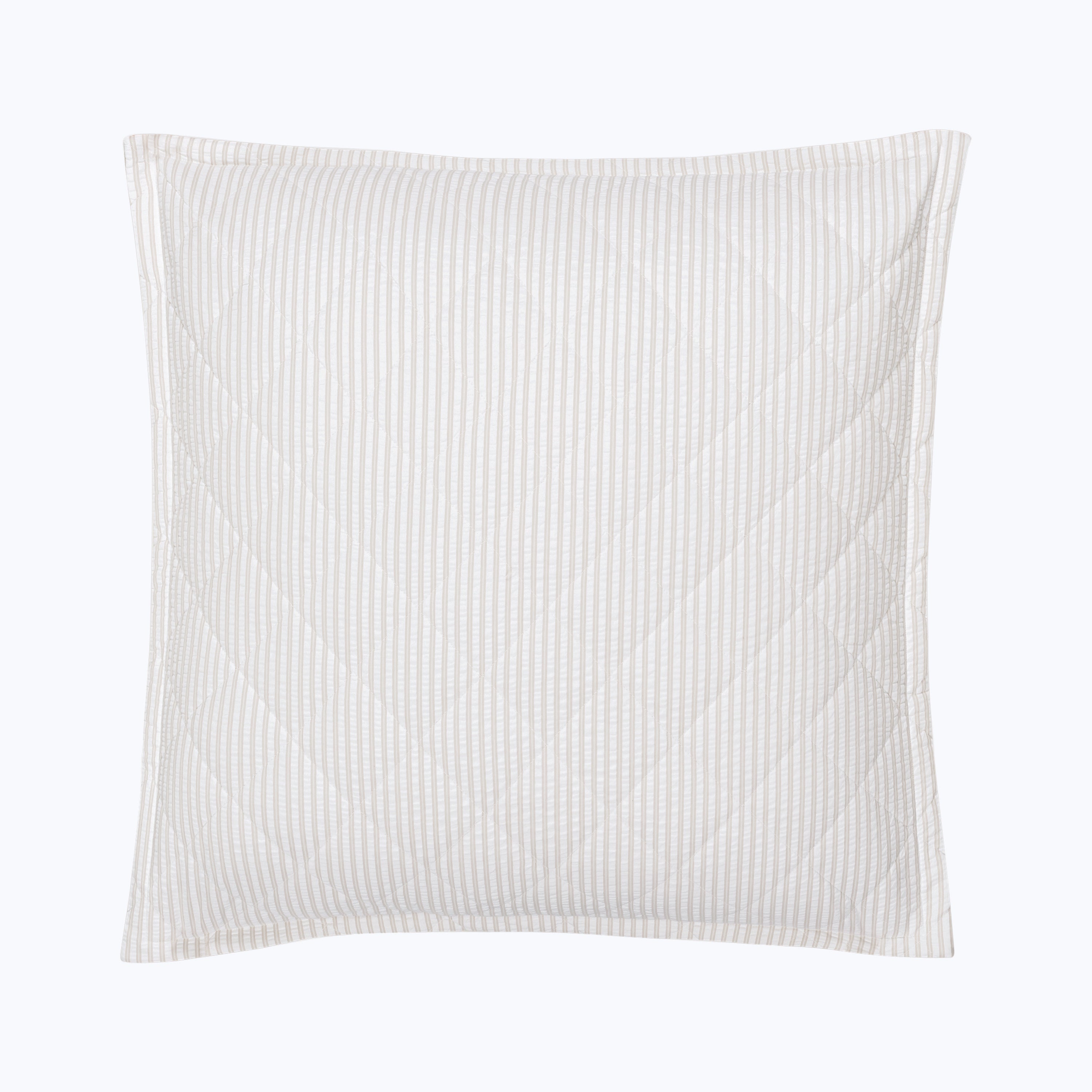 Matteo Cotton Quilted Sham Natural / Euro