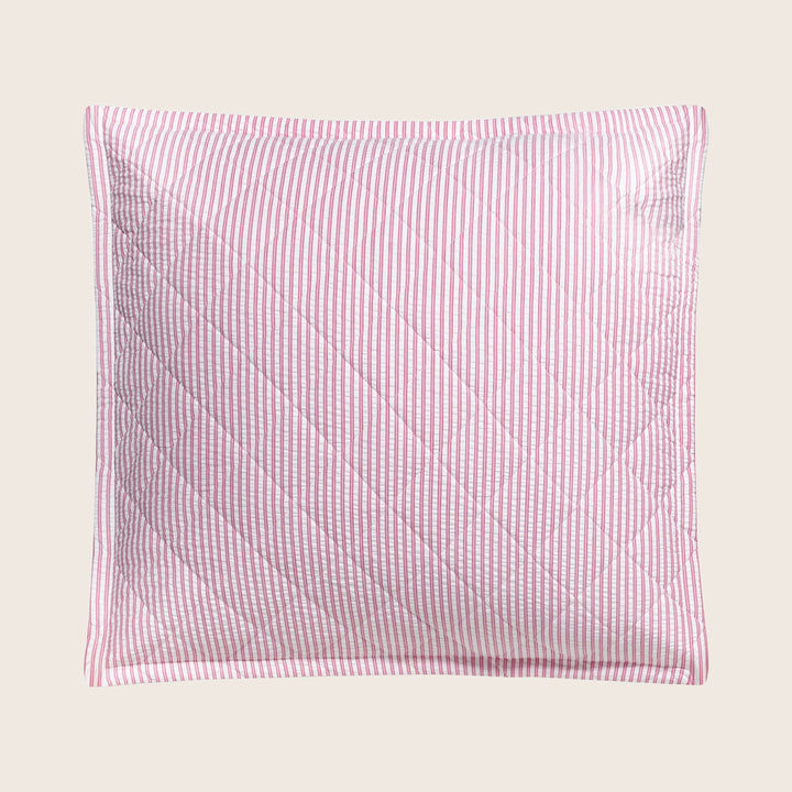 Matteo Cotton Quilted Sham Peony / Euro