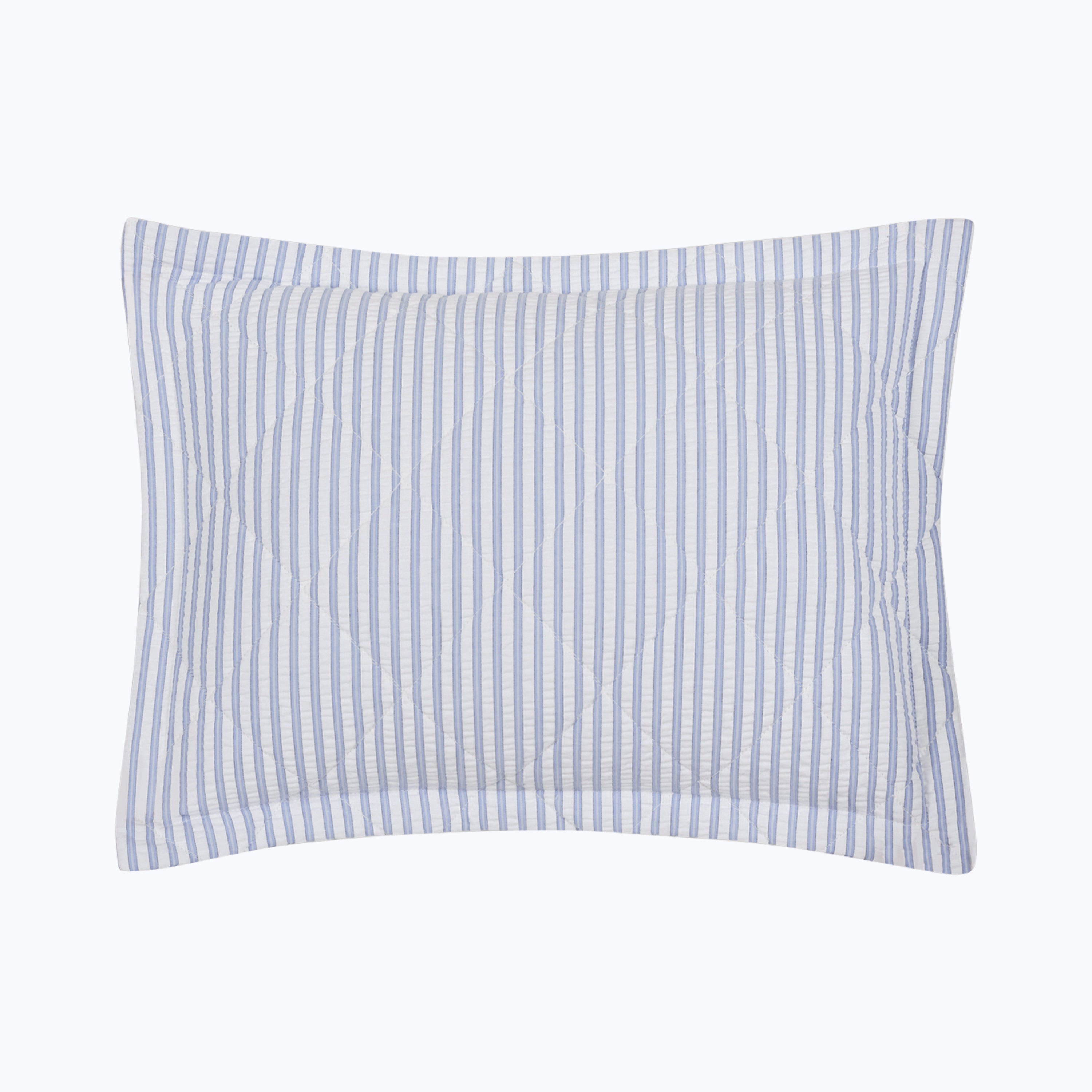 Matteo Cotton Quilted Sham Azure / Boudoir