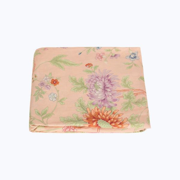 Simone Linen Fitted Sheet Apricot / Queen