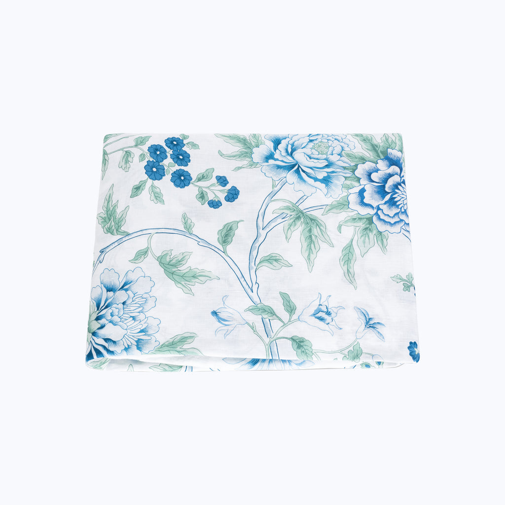 Simone Linen Fitted Sheet Sea / Queen