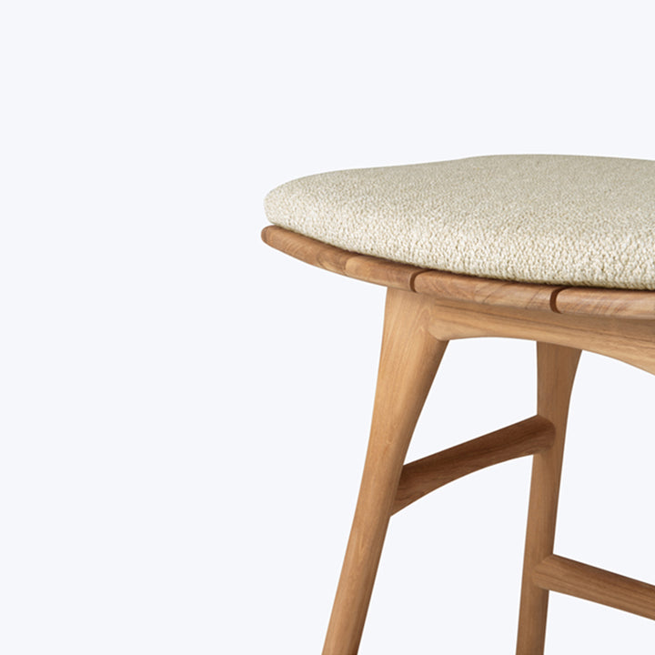 Osso Outdoor Upholstered Stool