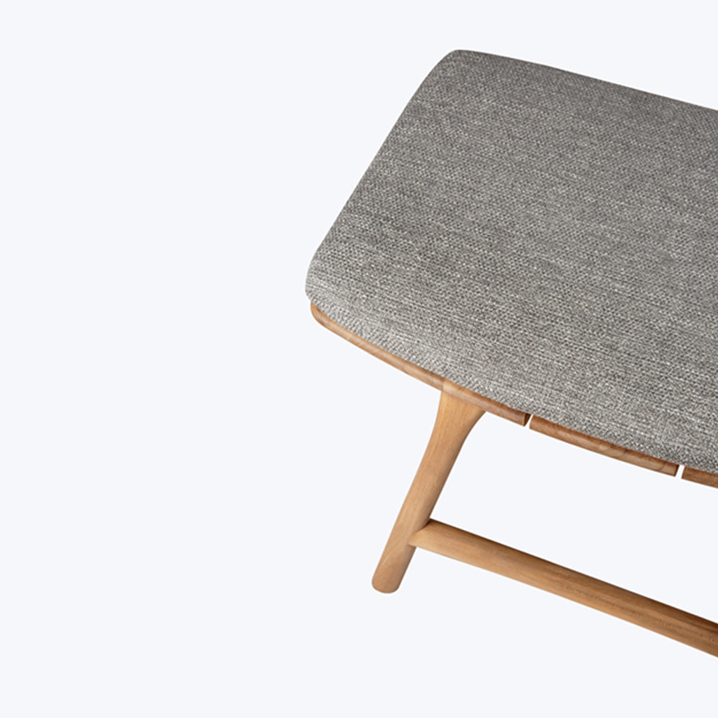 Osso Outdoor Upholstered Stool