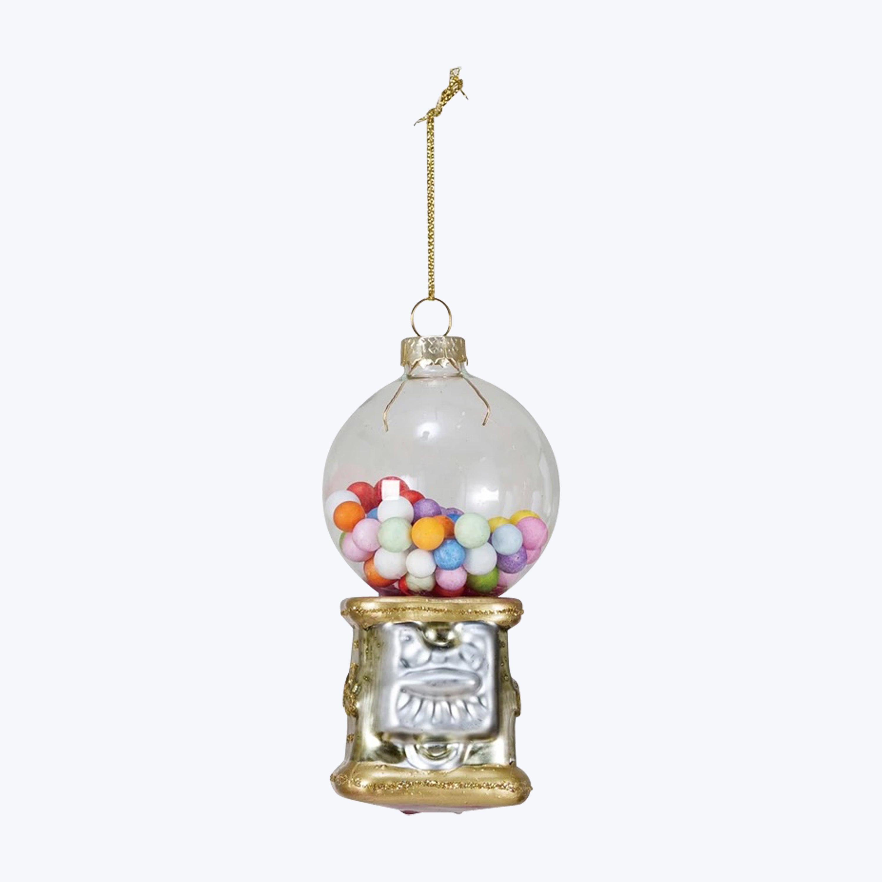 Glass Gumball Machine Ornament