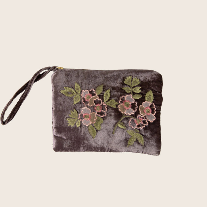 Silk Velvet Perfect Zip Pouch