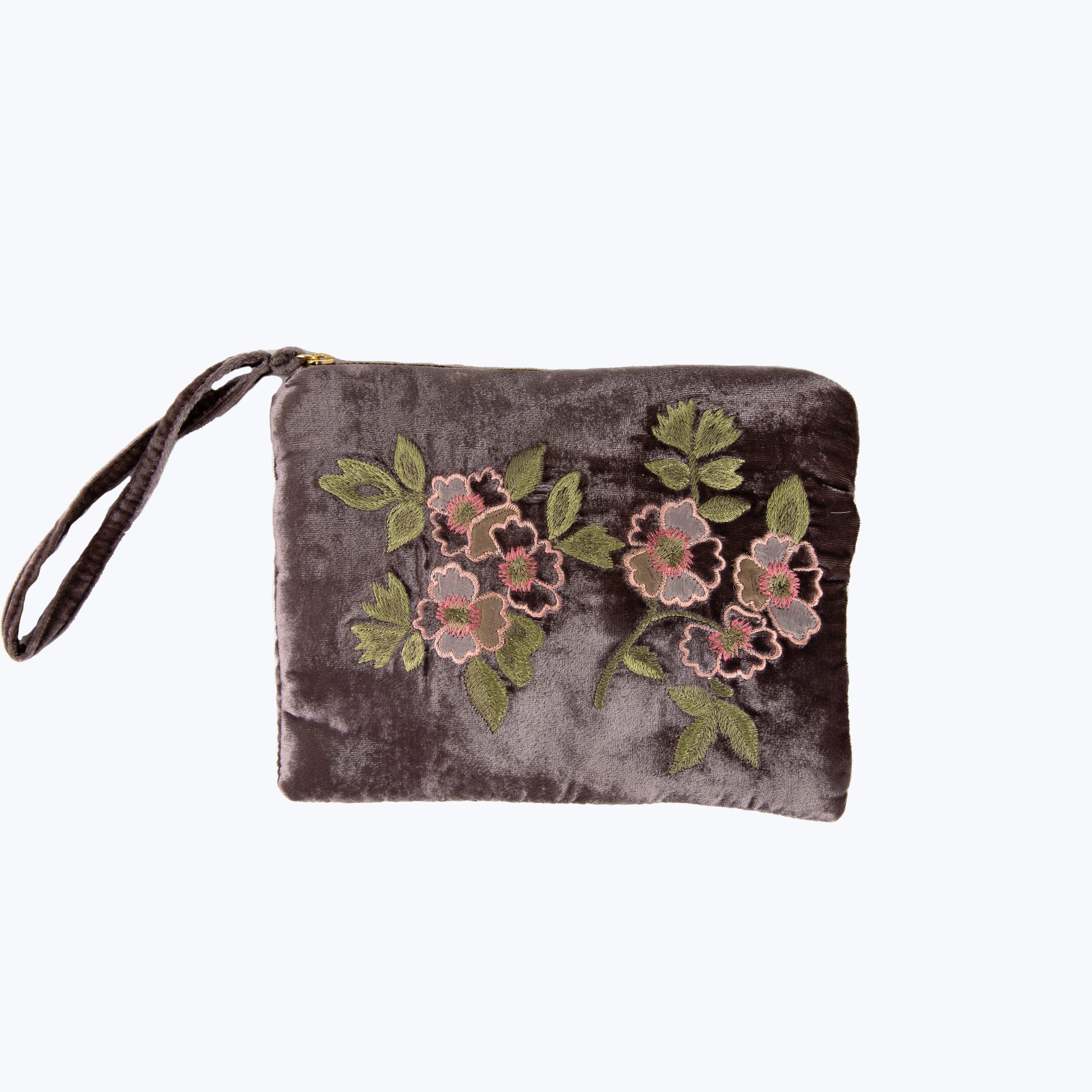 Silk Velvet Perfect Zip Pouch