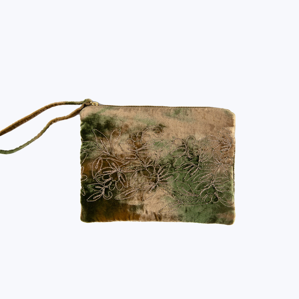 Silk Velvet Perfect Zip Pouch