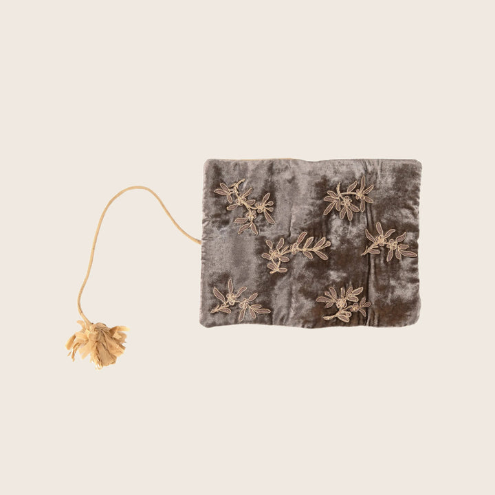 Silk Velvet Jewelry Roll
