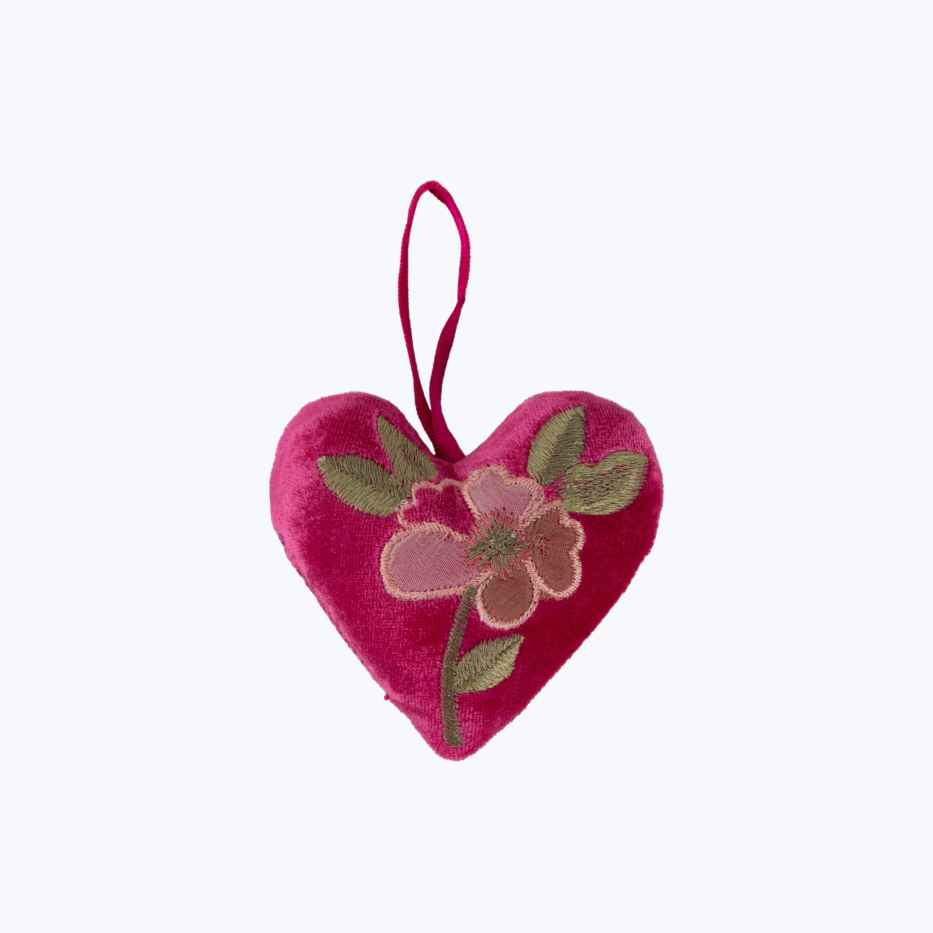 Silk Velvet Small Heart