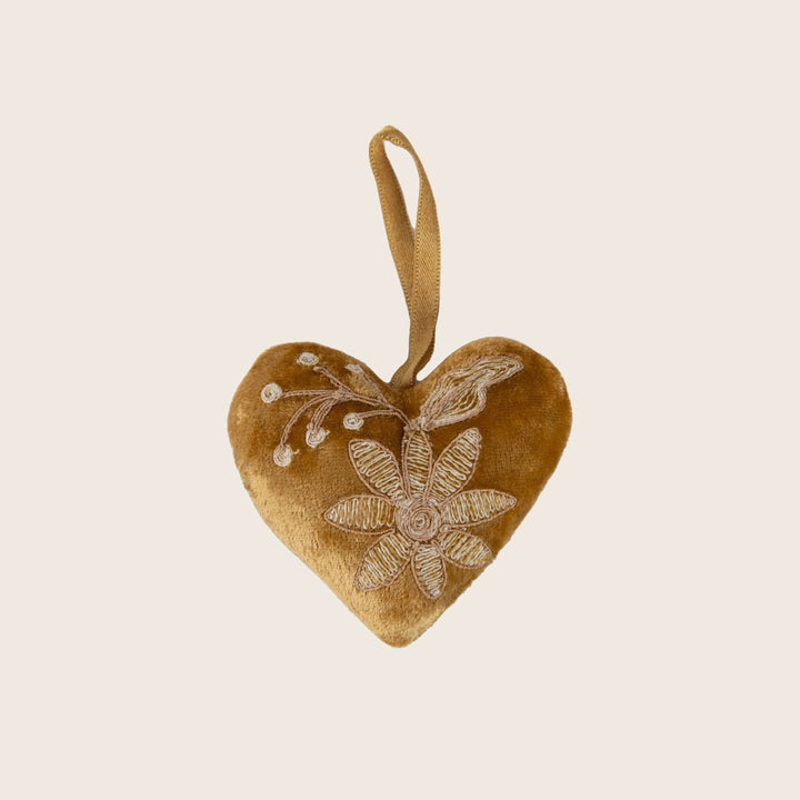 Silk Velvet Small Heart