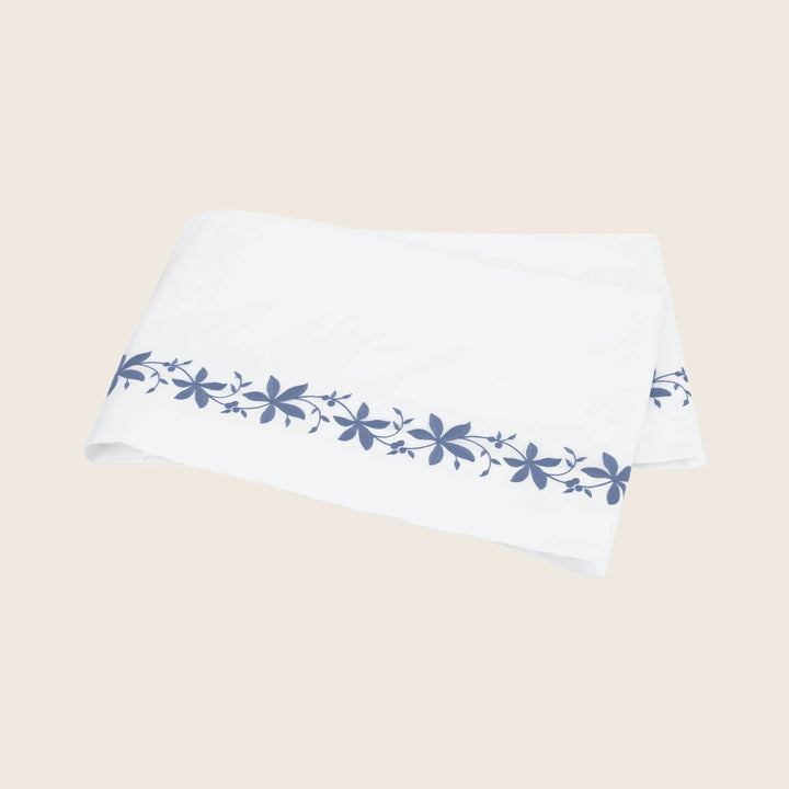 Callista Percale Flat Sheet Bluebell / Full/Queen