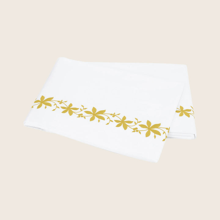 Callista Percale Flat Sheet Lemon / Full/Queen