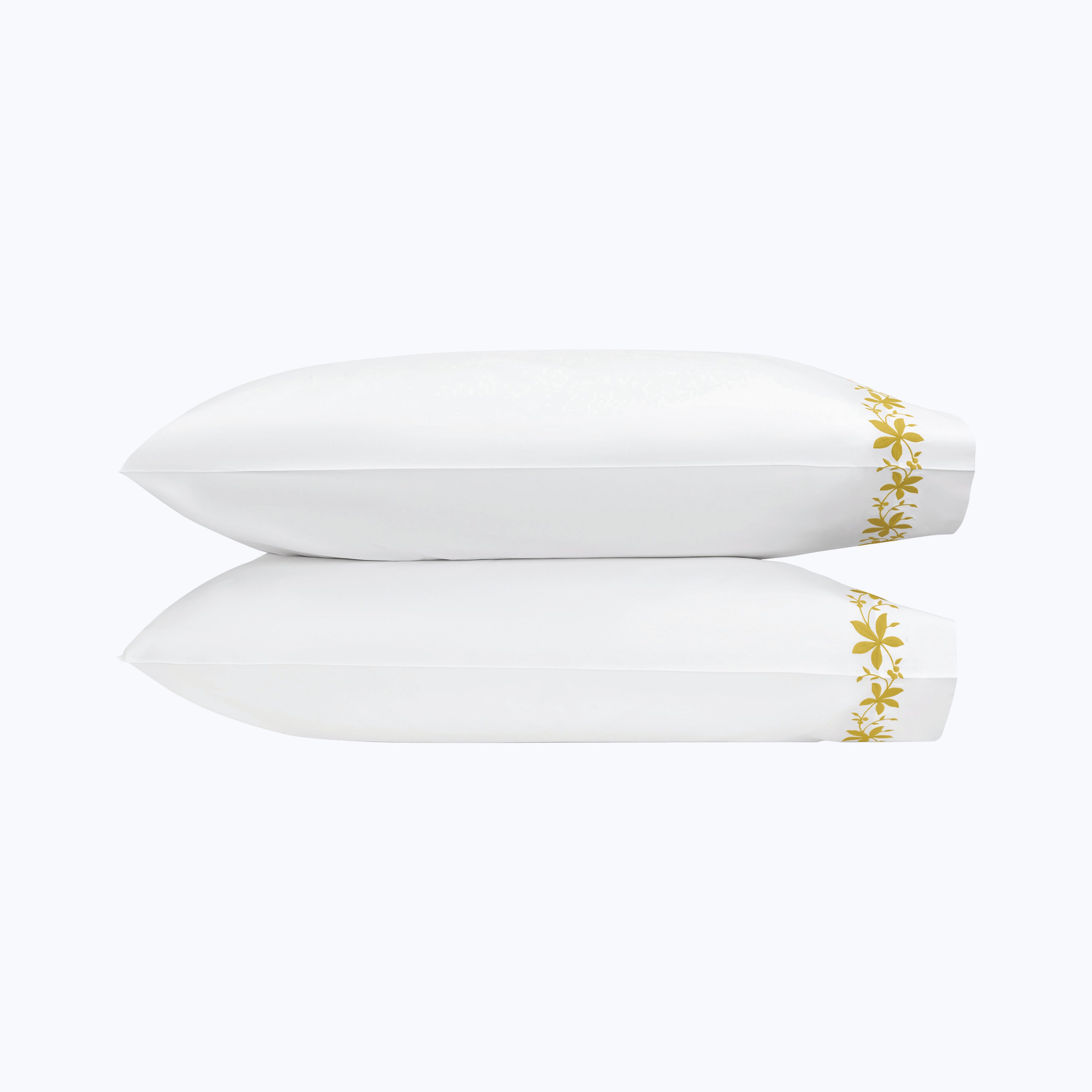 Callista Percale Pillowcases Lemon / Standard - Pair