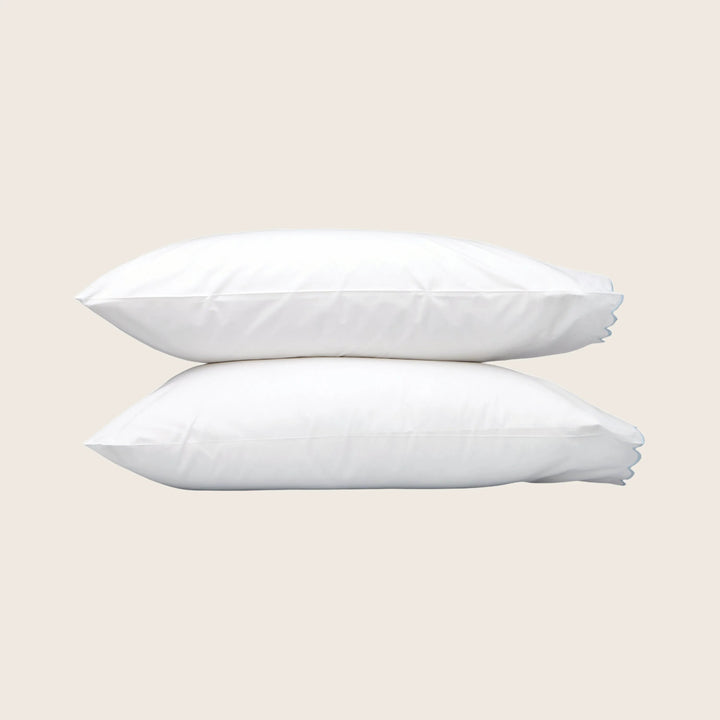 Dakota Percale Pillowcases Light Blue / Standard - Pair