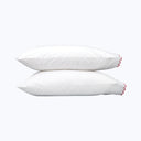 Dakota Percale Pillowcases Red / Standard - Pair