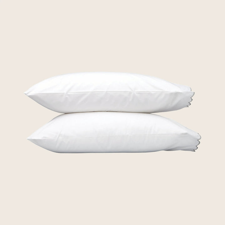 Dakota Percale Pillowcases Silver / Standard - Pair