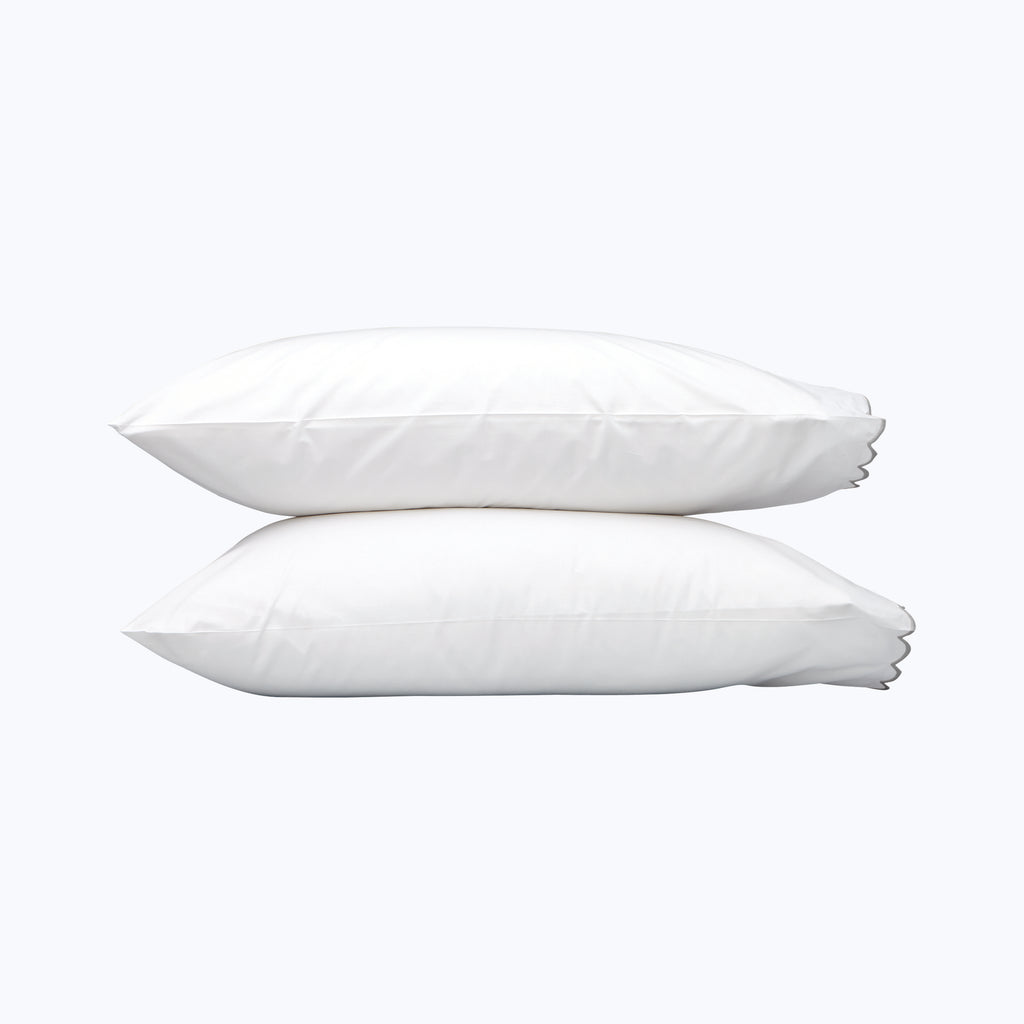 Dakota Percale Pillowcases Silver / Standard - Pair