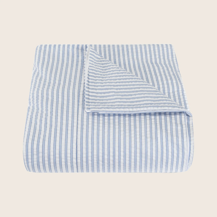 Matteo Cotton Duvet Cover Azure / Twin