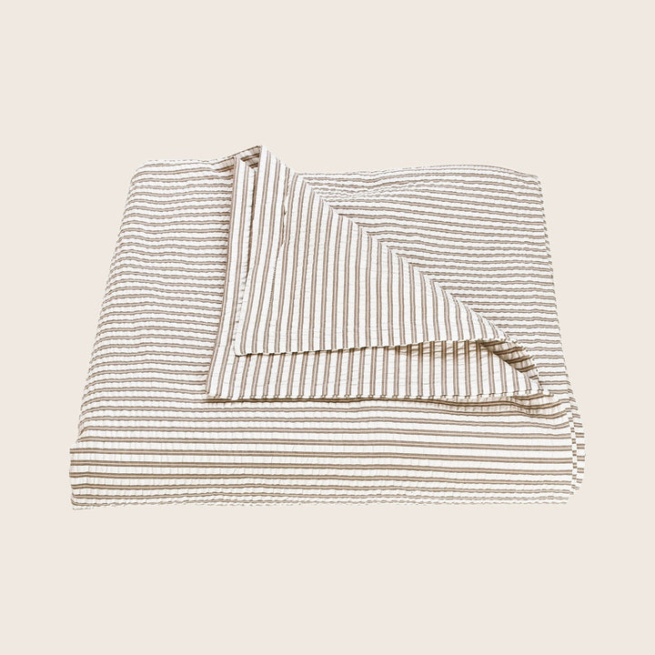 Matteo Cotton Duvet Cover Bark / Full/Queen