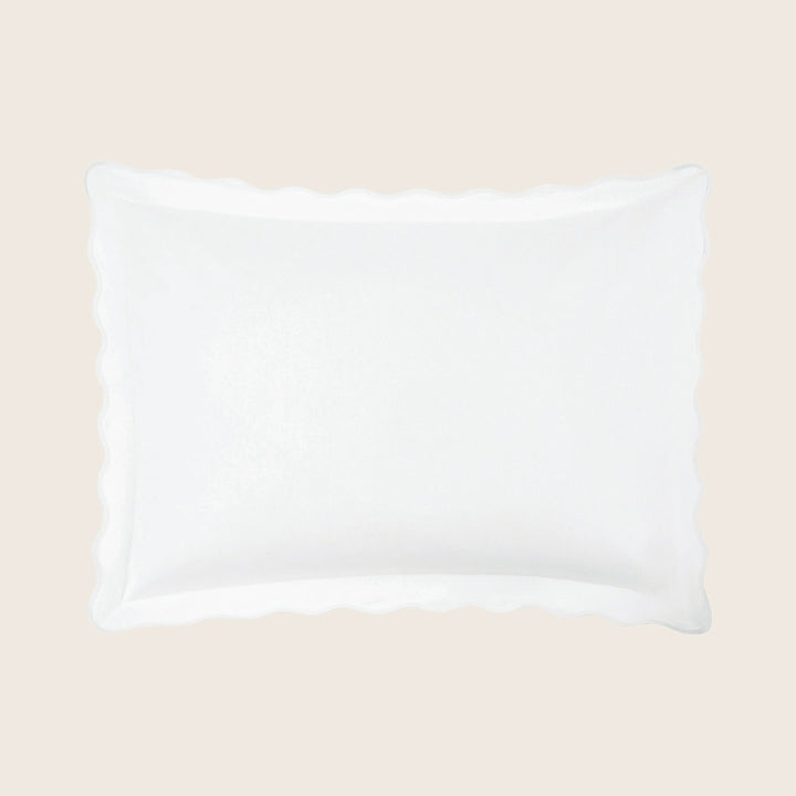 Camilla Cotton Pique Sham White / Standard