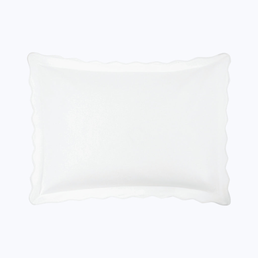 Camilla Cotton Pique Sham White / Standard