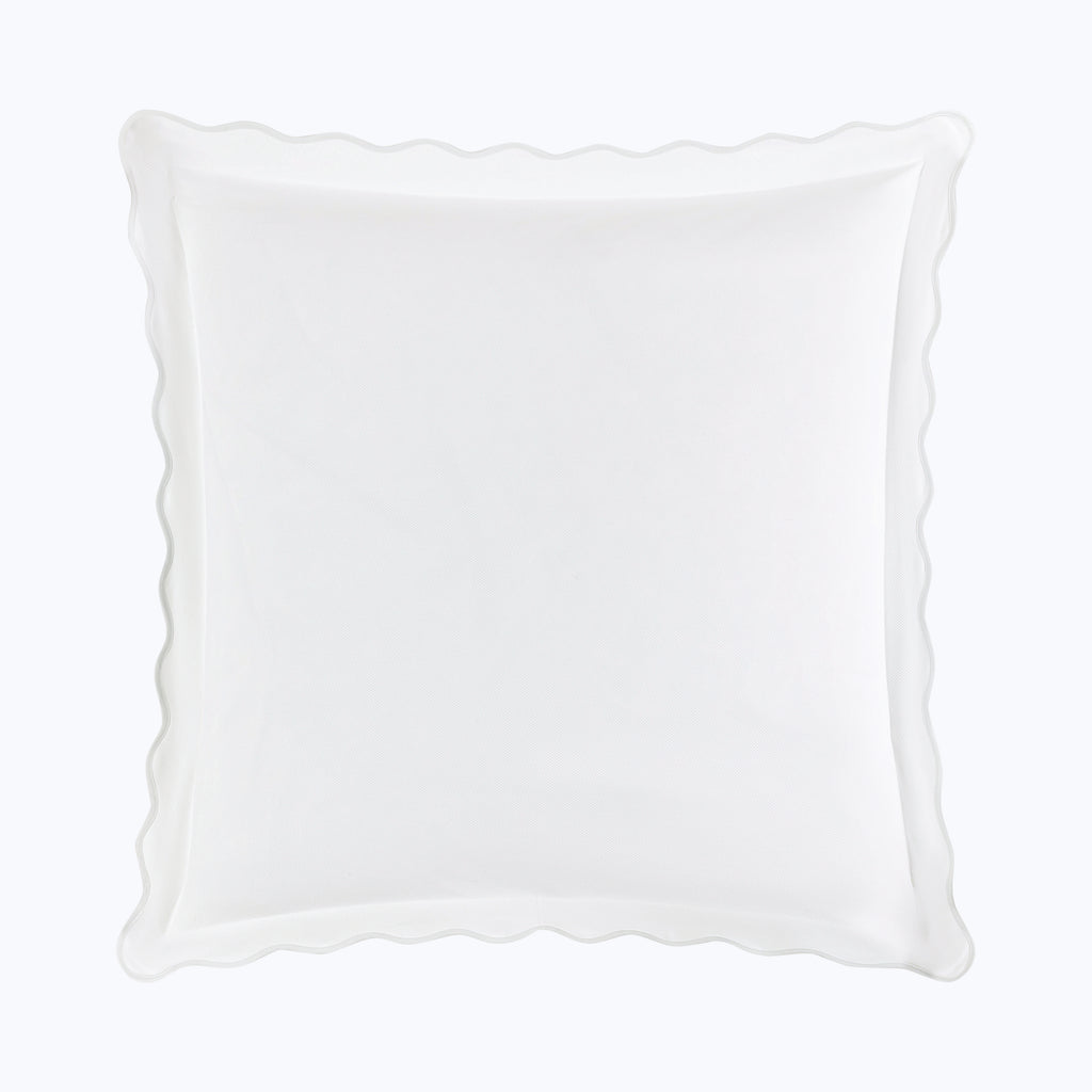 Camilla Cotton Pique Sham White / Euro