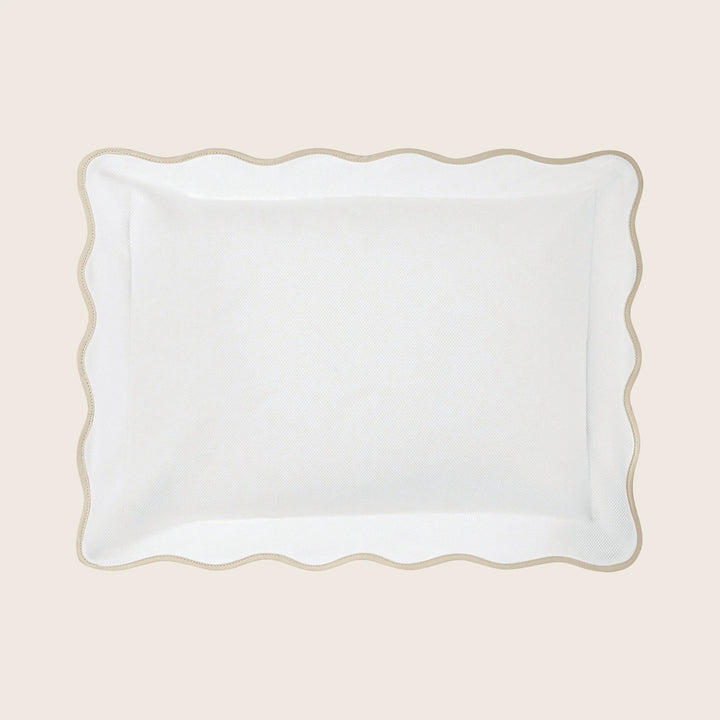 Camilla Cotton Pique Sham Dune / Boudoir