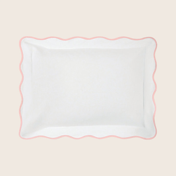 Camilla Cotton Pique Sham Pink / Boudoir