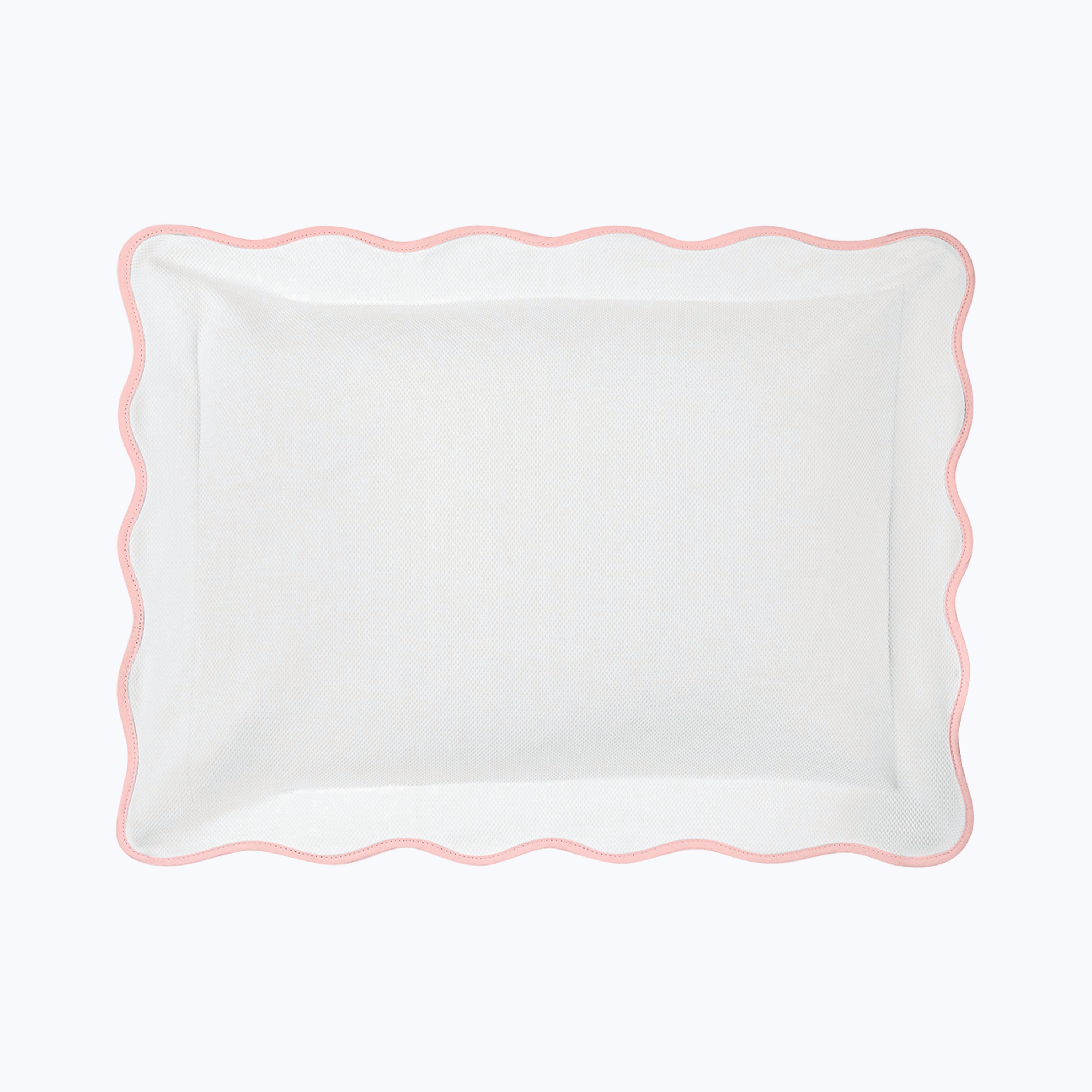 Camilla Cotton Pique Sham Pink / Boudoir