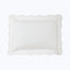 Camilla Cotton Pique Sham White / Boudoir