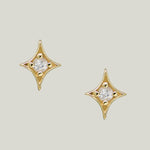 Jac+Jo Mini Gothic Diamond Studs