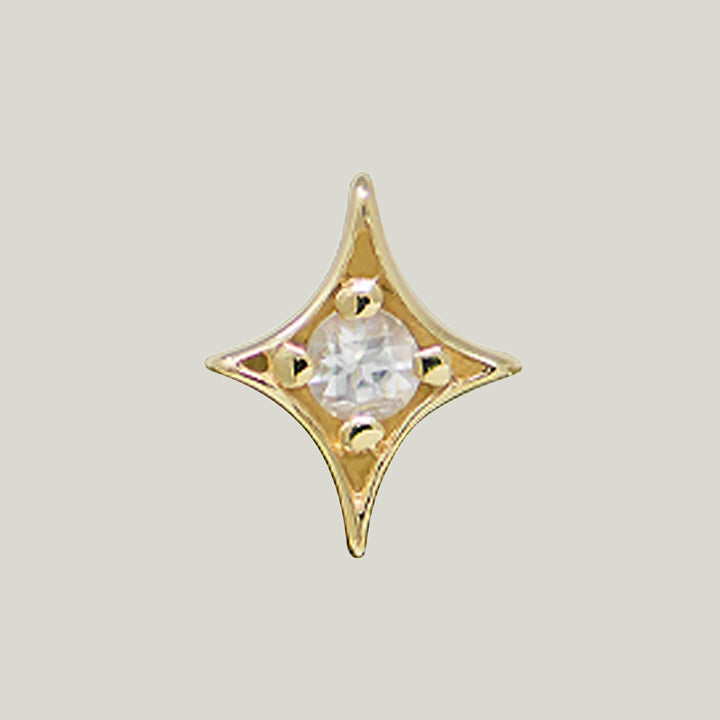 Jac+Jo Mini Gothic Diamond Studs